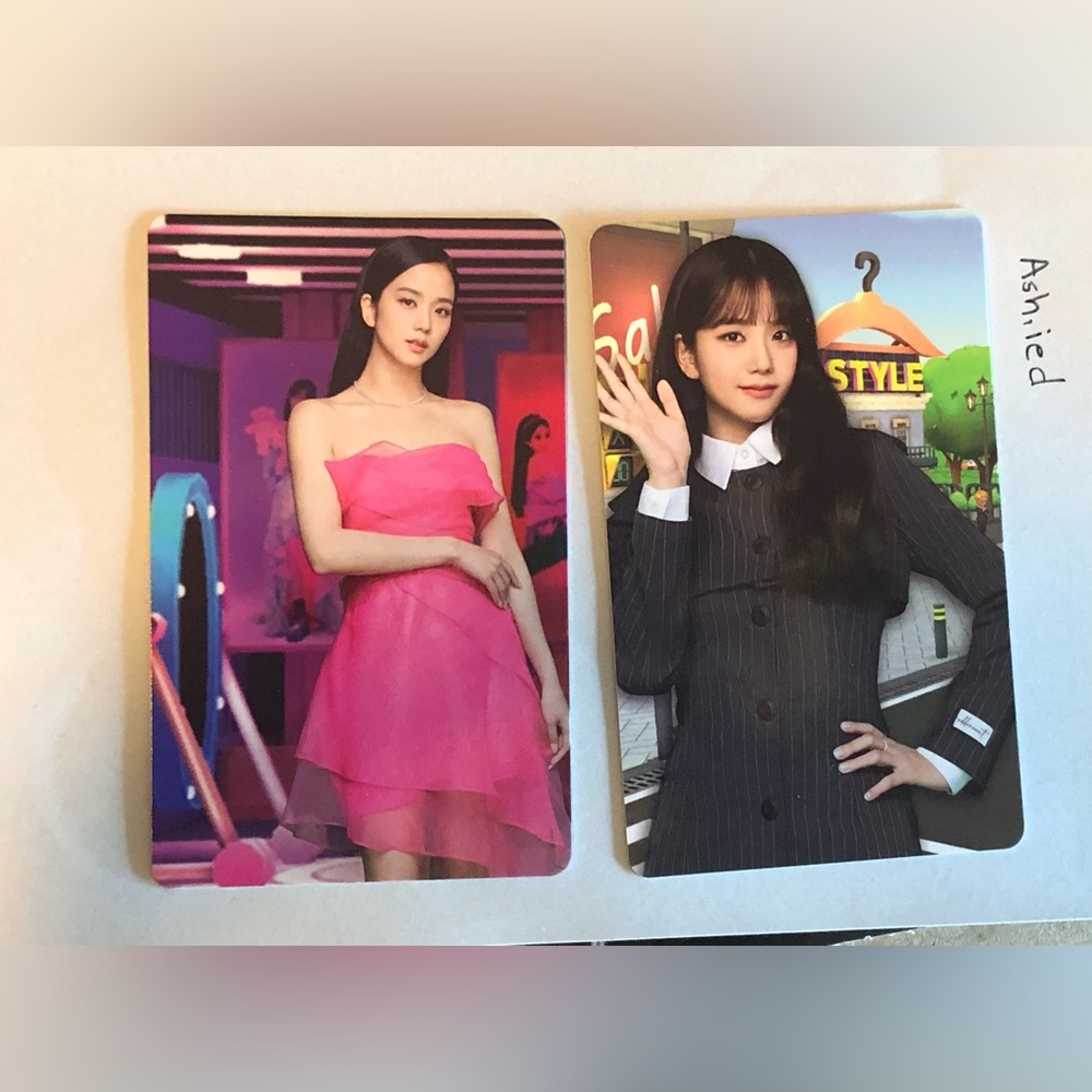 Blackpink the girls photocard jisoo set